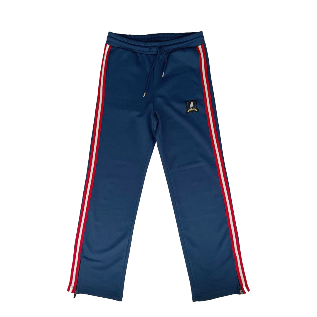 Straight-Leg Track Pants - Navy