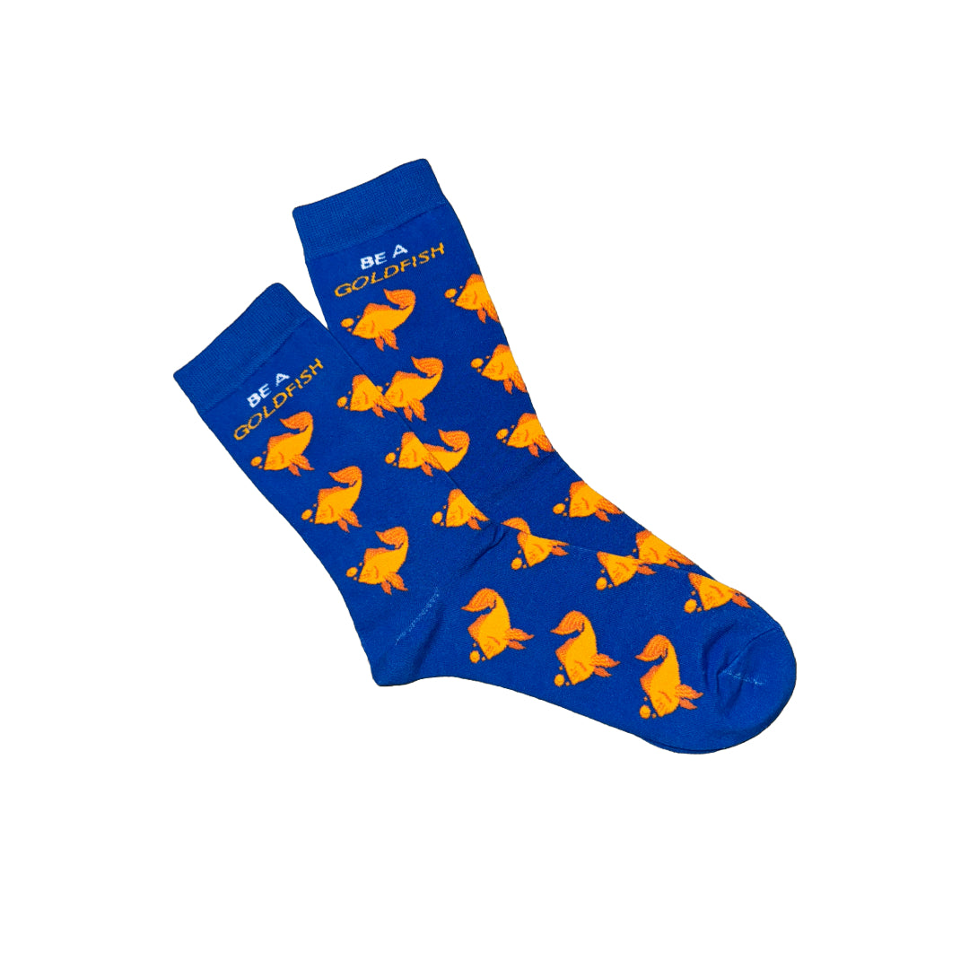 Socks Be a Goldfish - Blue