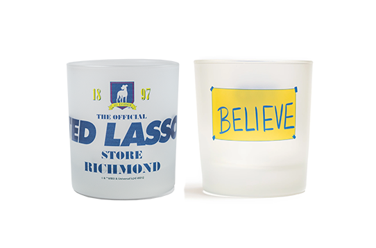 Glasses- Believe Sign and Ted Lasso Store Set of 2